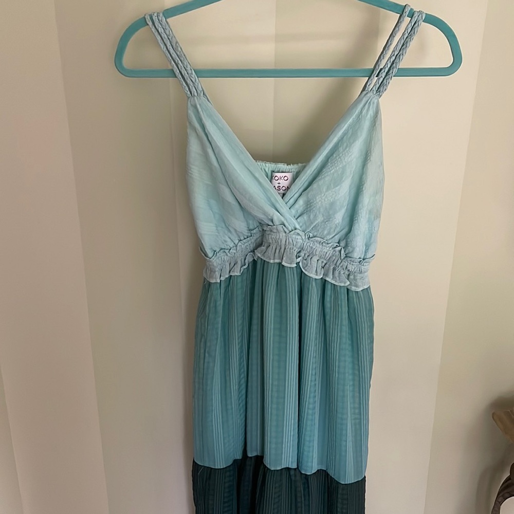 Vici Blue ombre maxi dress worn once